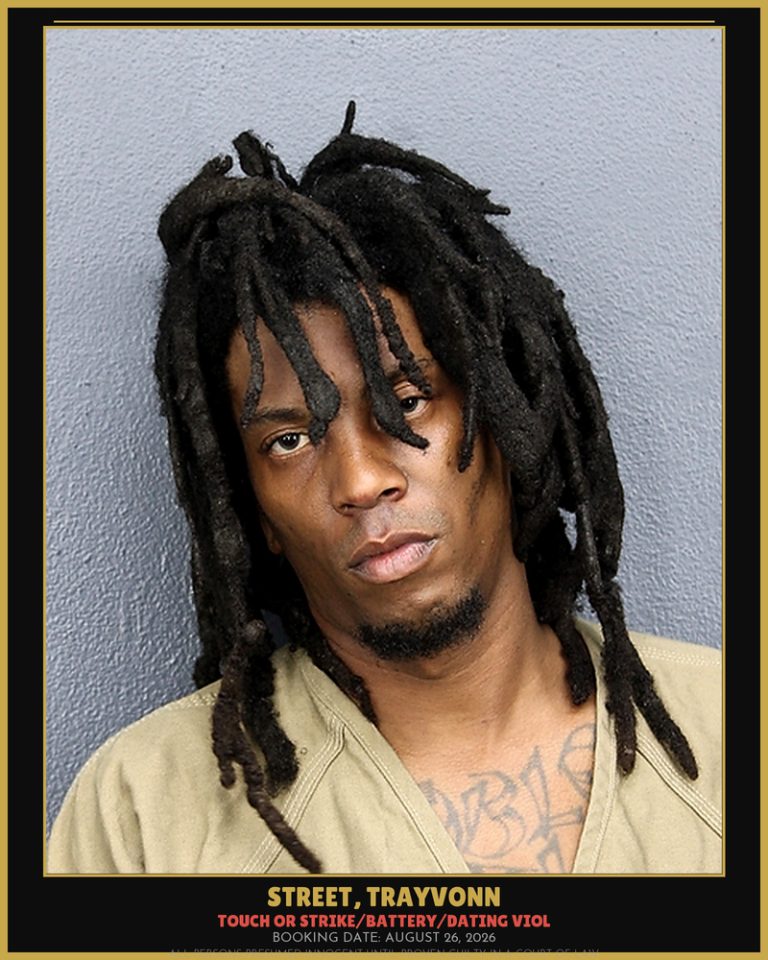 Trayvonn Street previous Broward arrest