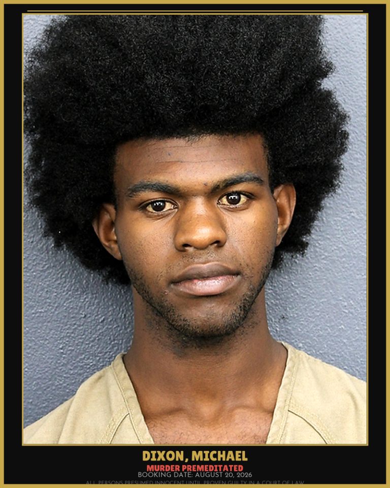 Michael Dixon previous Broward arrest