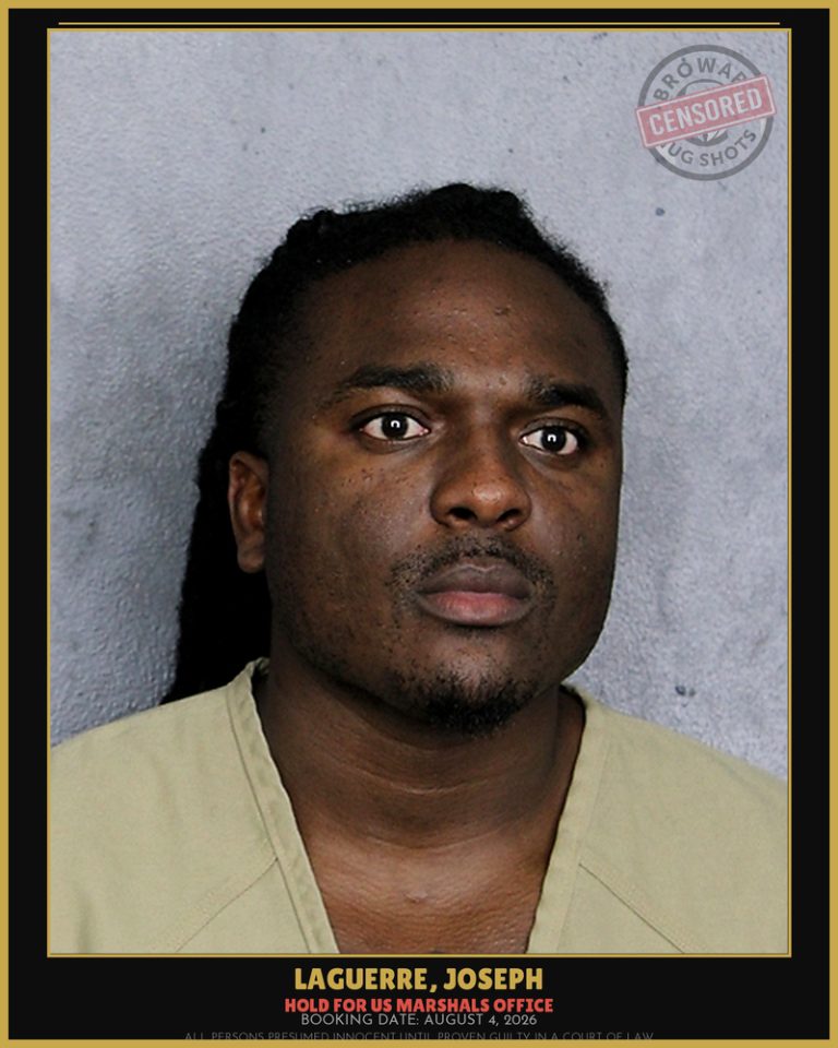 Joseph Laguerre previous Broward arrest