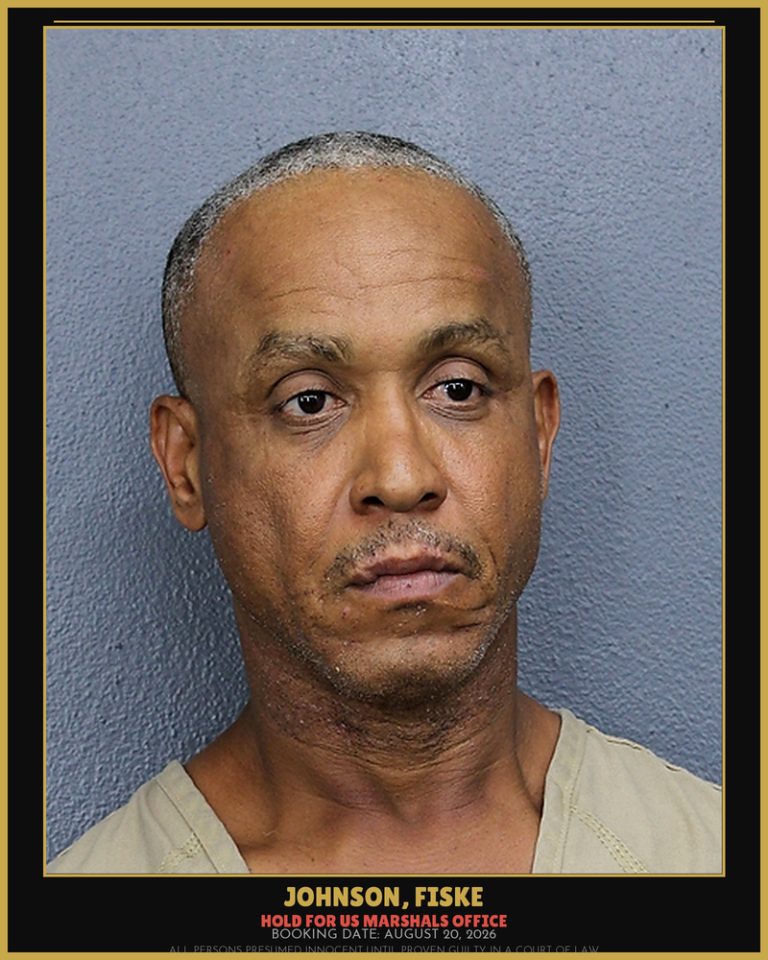 Fiske Johnson previous Broward arrest