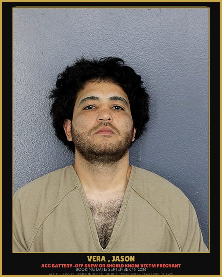 Jason Vera previous Broward arrest