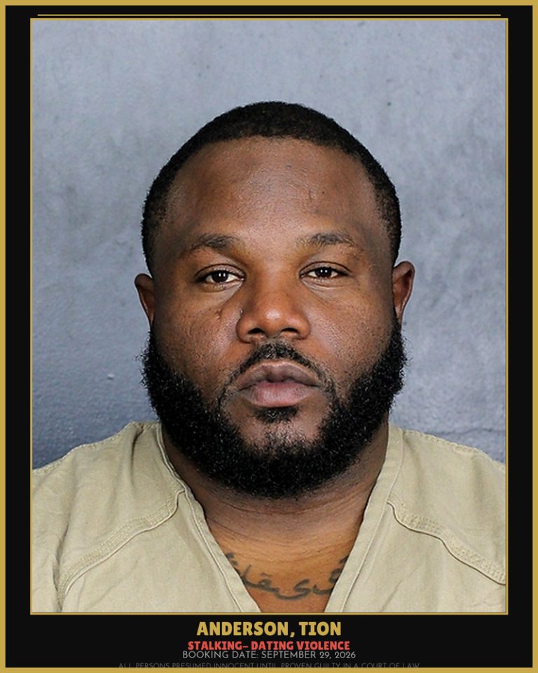 Tion Anderson previous Broward arrest