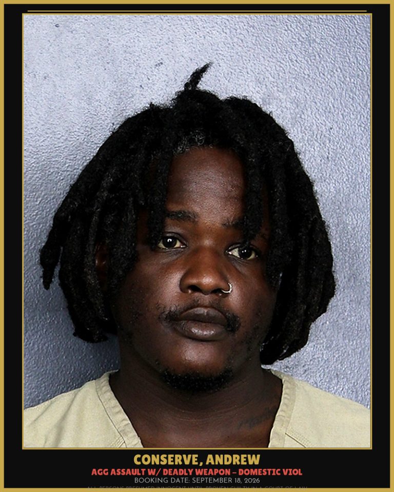 Andrew Conserve previous Broward arrest