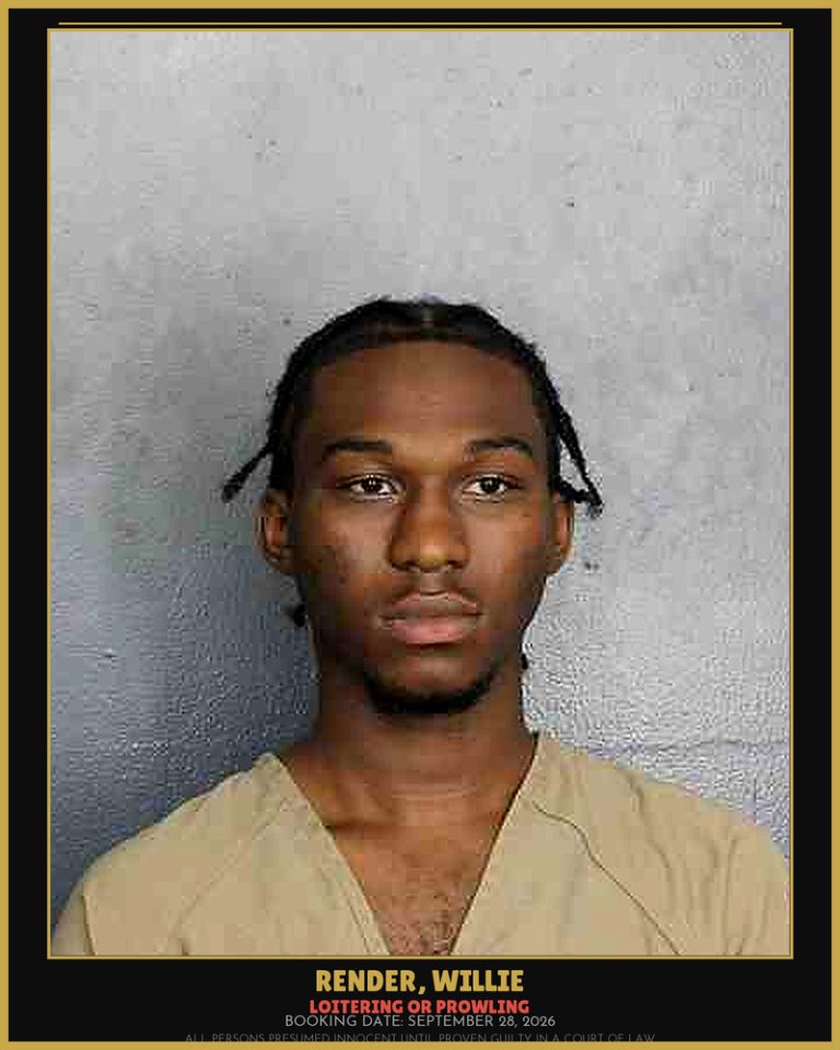 Willie Render previous Broward arrest