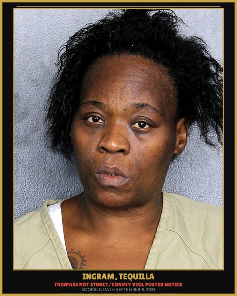 Tequilla Ingram previous Broward arrest