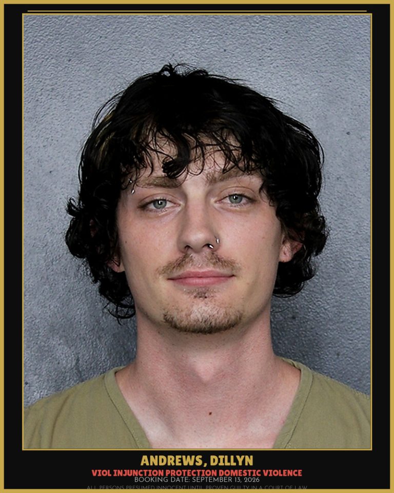 Dillyn Andrews previous Broward arrest