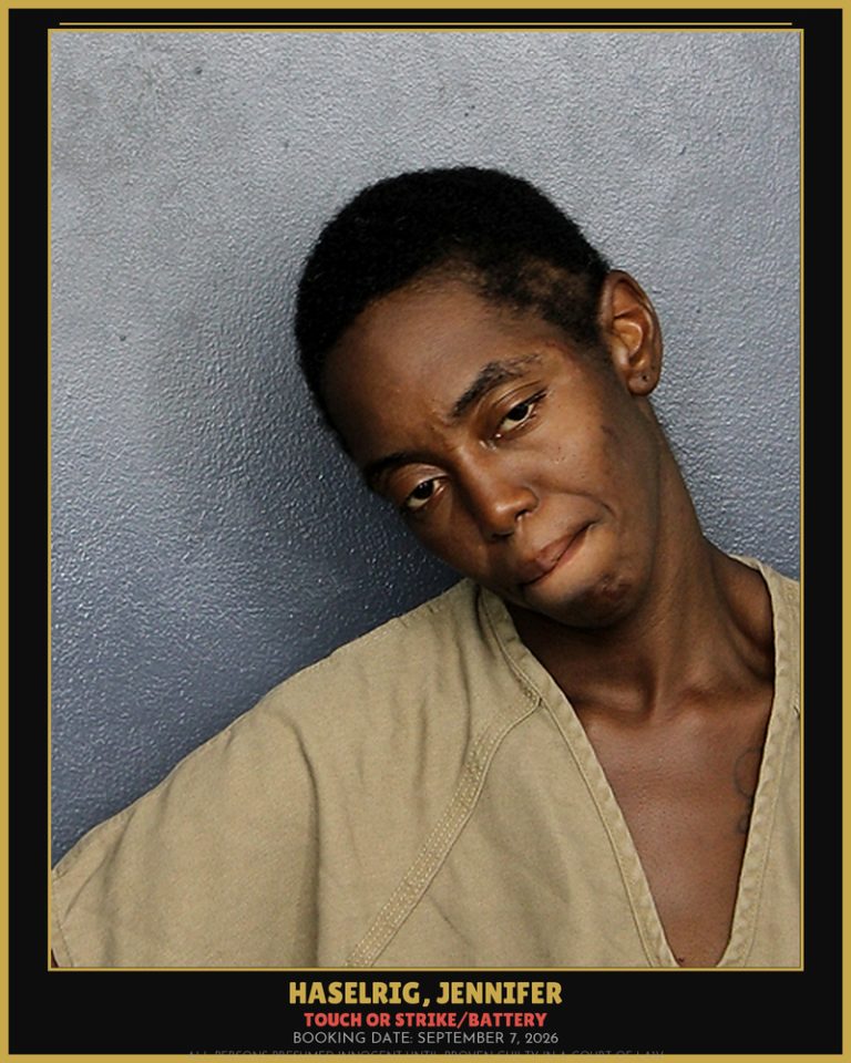 Jennifer Haselrig previous Broward arrest