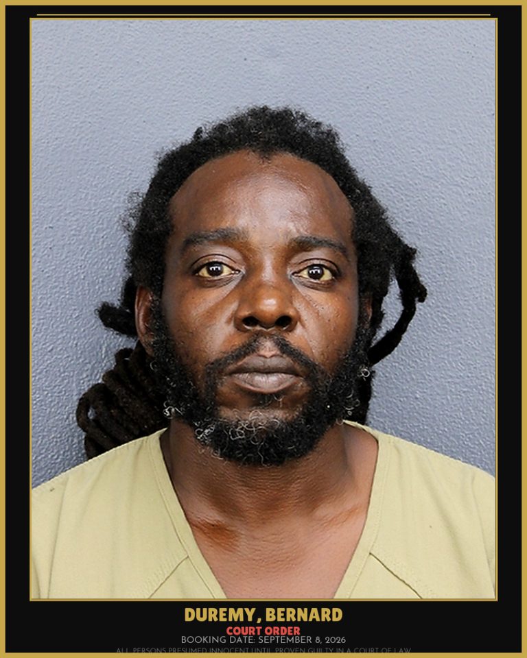 Bernard Duremy previous Broward arrest