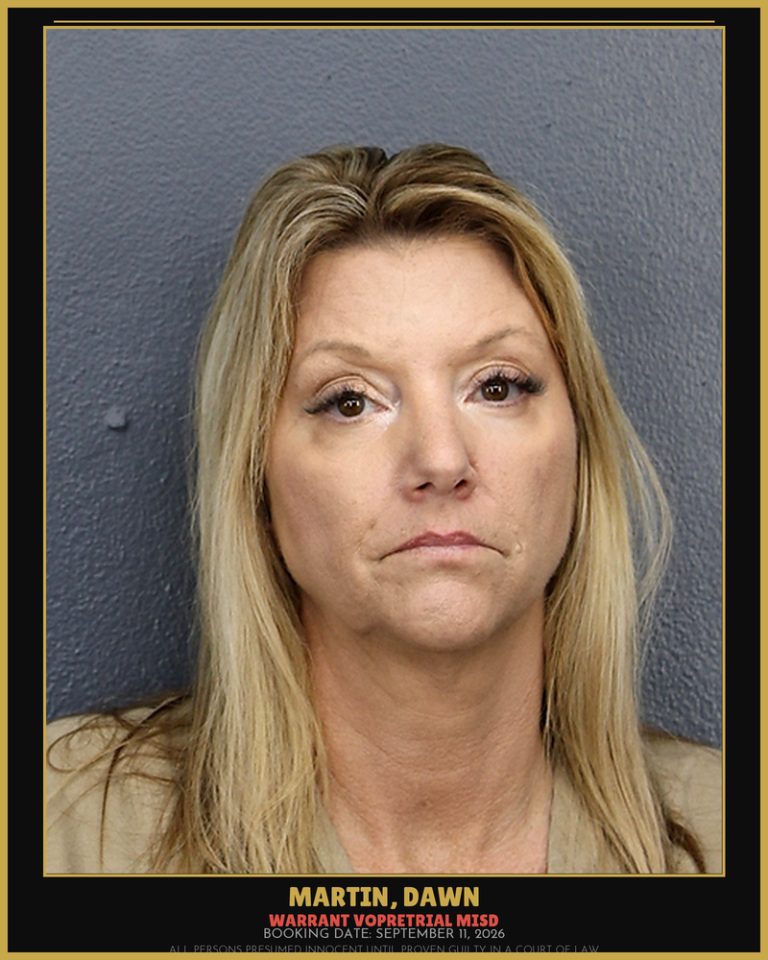 Dawn Martin previous Broward arrest