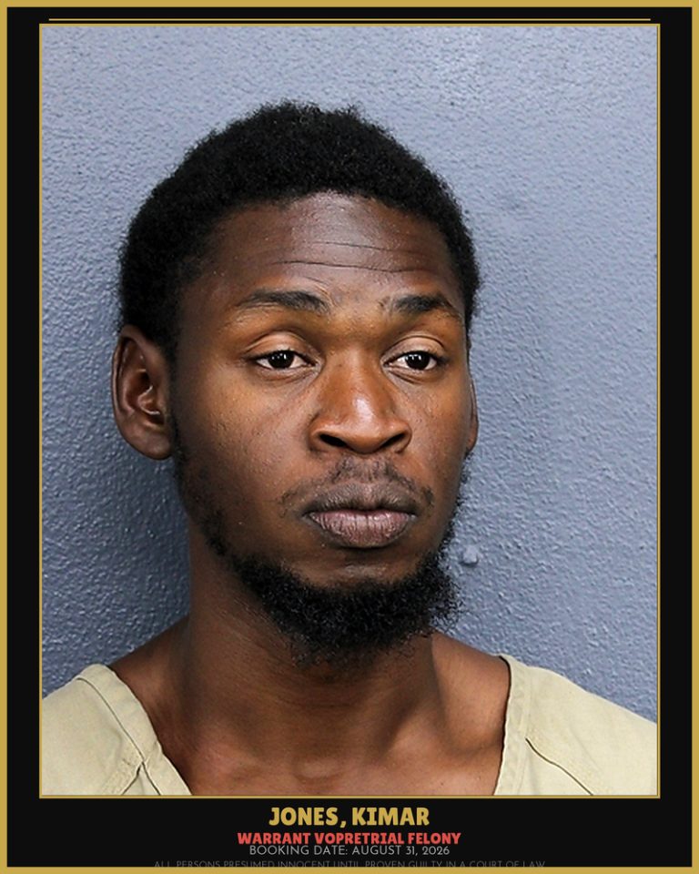 Kimar Jones previous Broward arrest