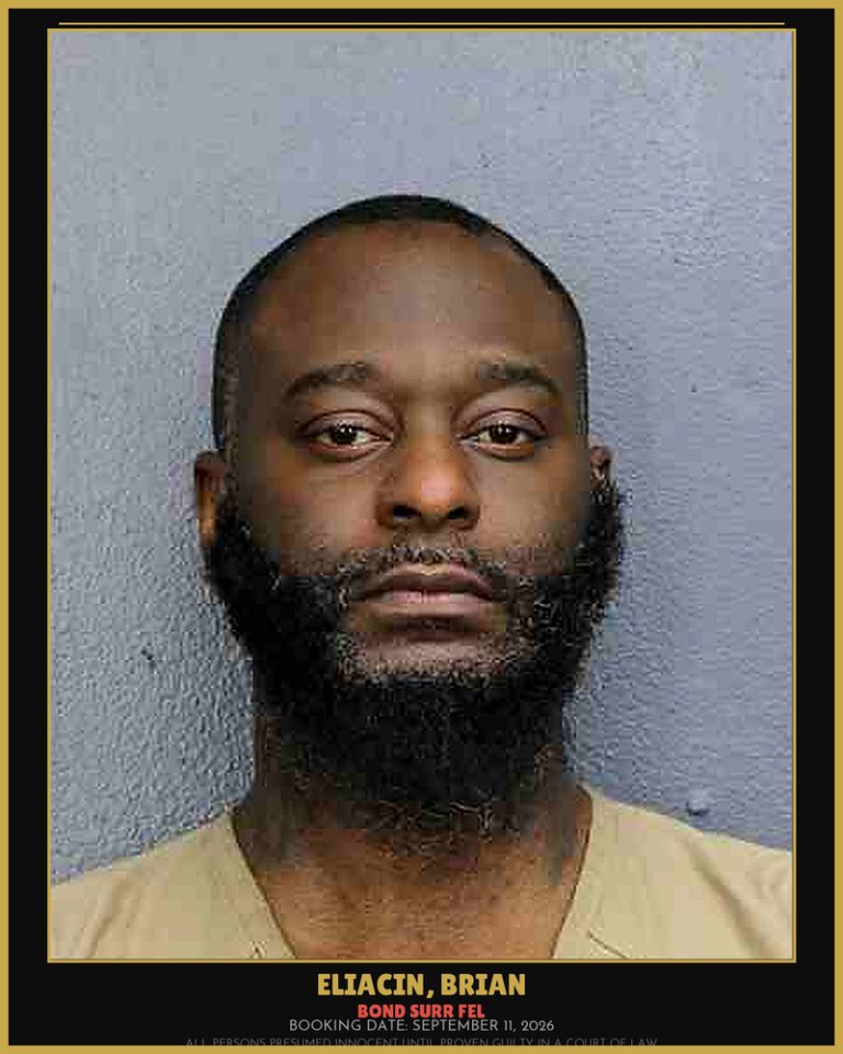 Brian Eliacin previous Broward arrest