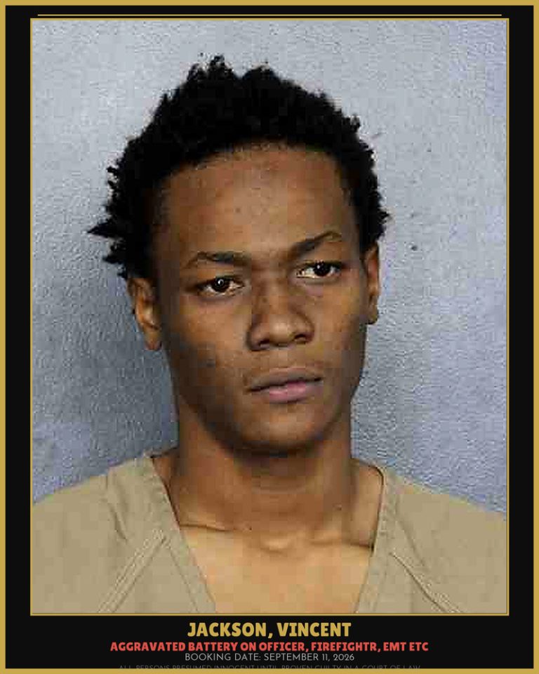 Vincent Jackson previous Broward arrest