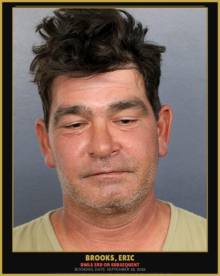 Eric Brooks previous Broward arrest