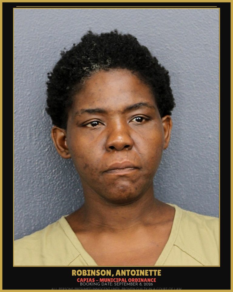 Antoinette Robinson previous Broward arrest
