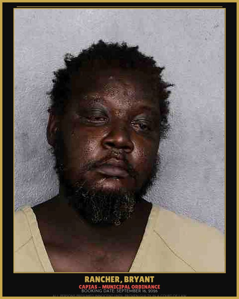 Bryant Rancher previous Broward arrest