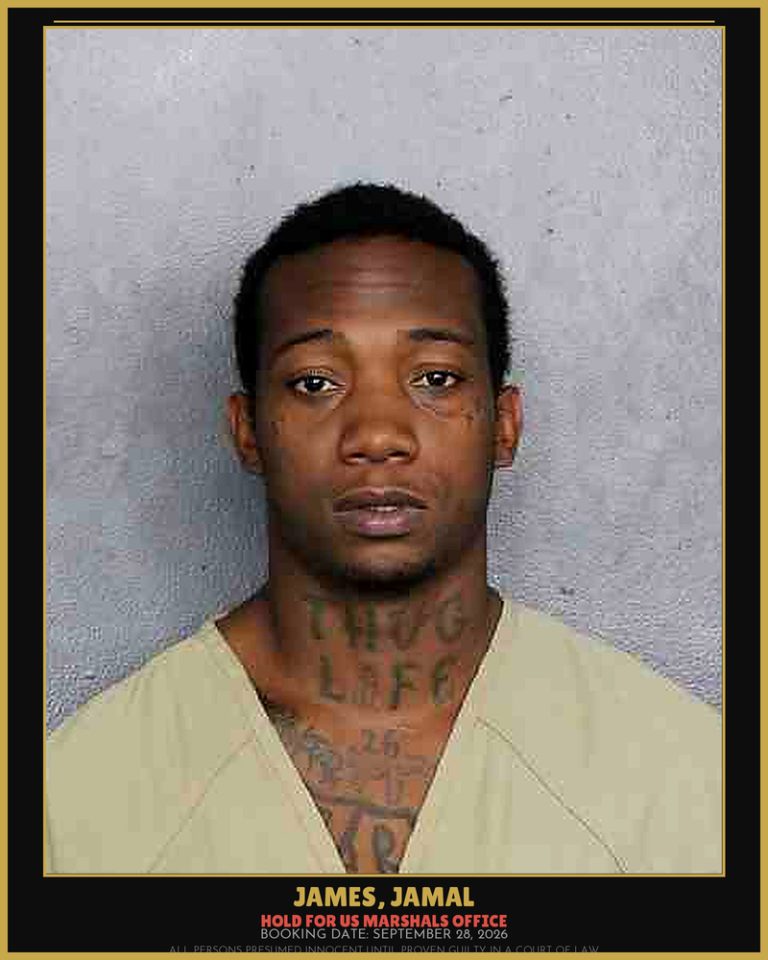 Jamal James previous Broward arrest