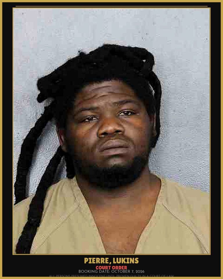 Lukins Pierre previous Broward arrest