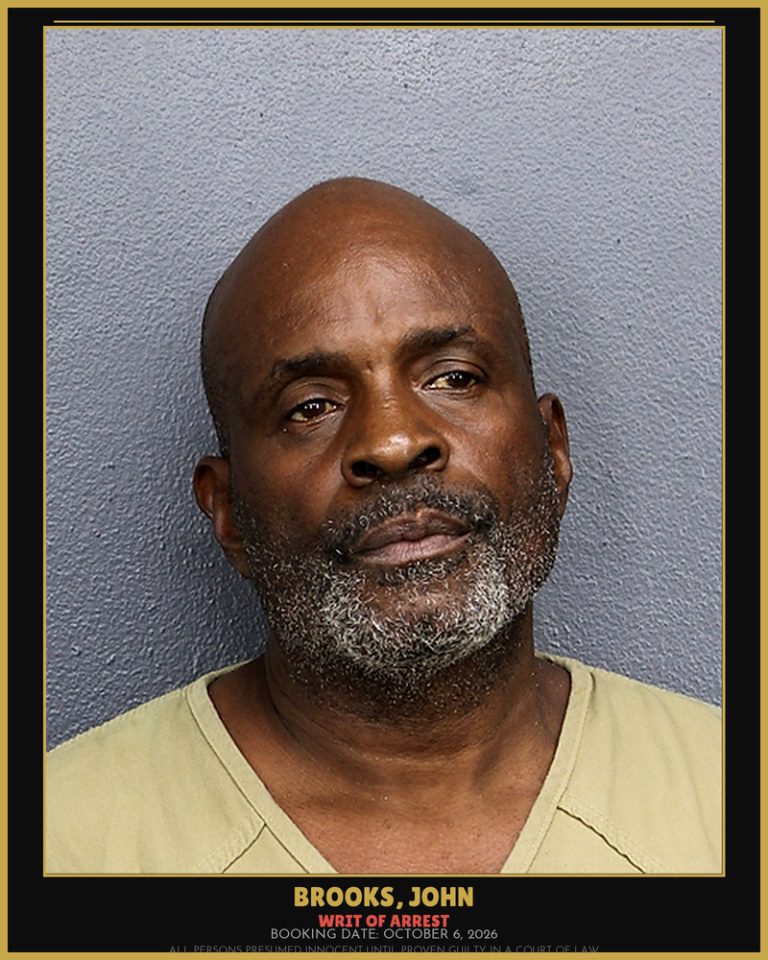 John Brooks previous Broward arrest