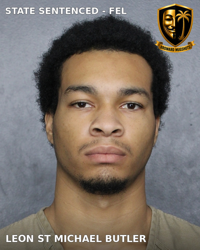 Leon St Michael Butler — Broward County booking photo