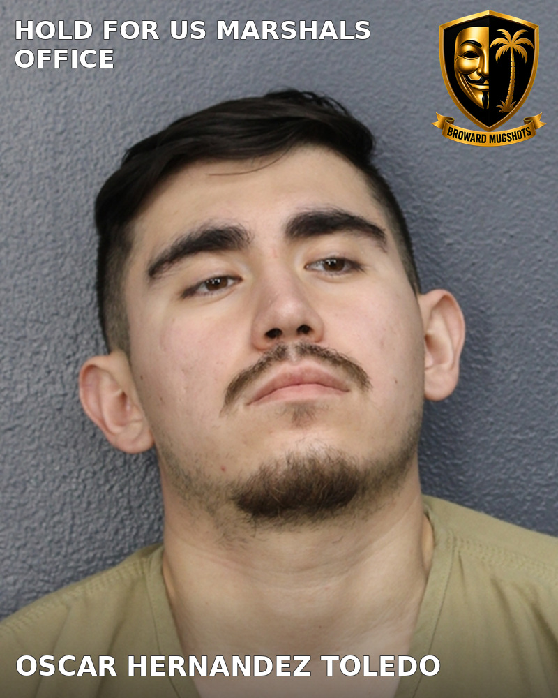 Oscar Hernandez Toledo — Broward County booking photo