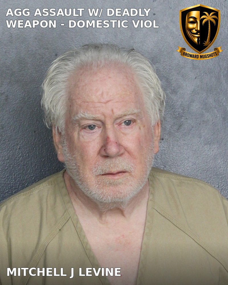 Mitchell J Levine — Broward County booking photo