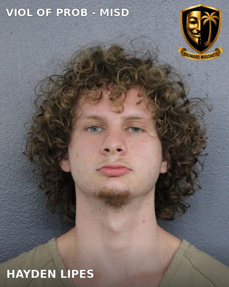 Hayden Lipes previous Broward arrest