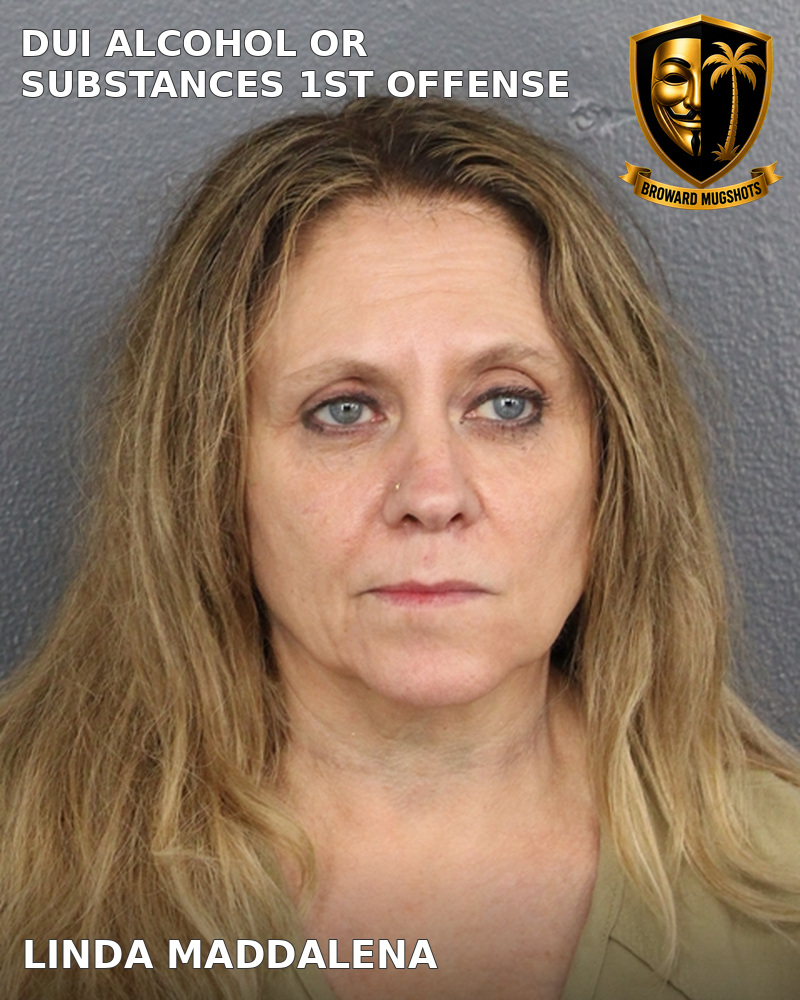 Linda Maddalena — Broward County booking photo