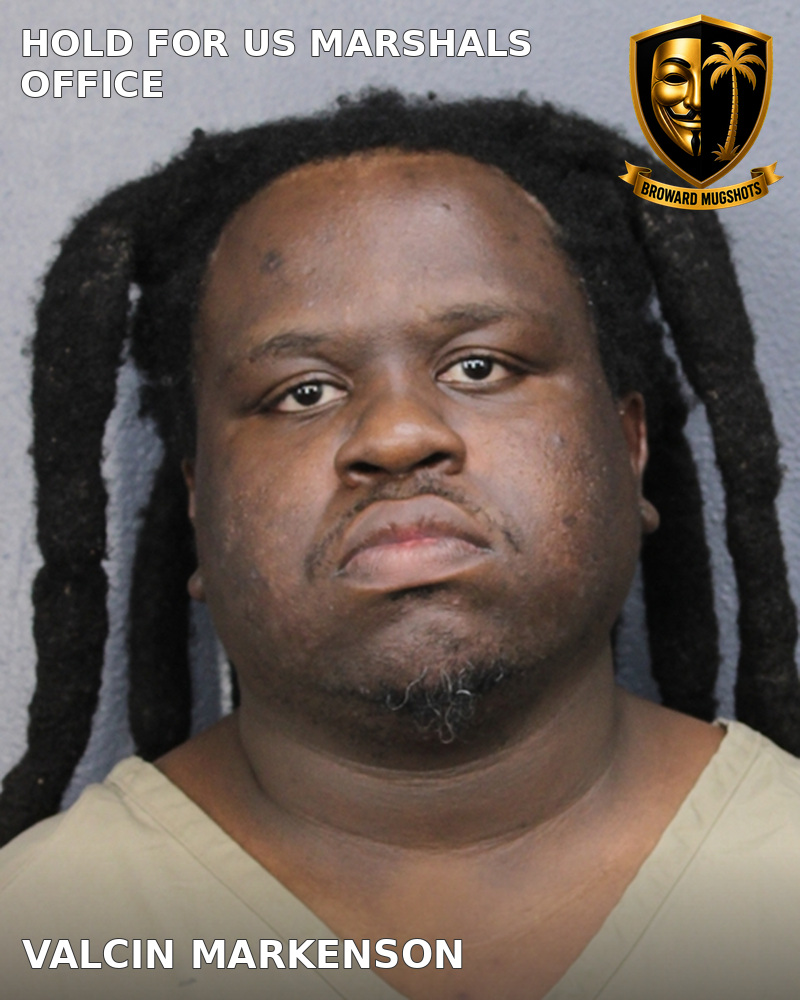 Valcin Markenson — Broward County booking photo