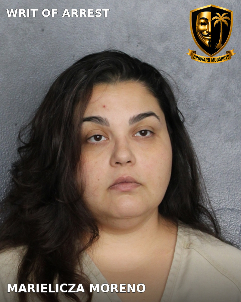 Marielicza Moreno — Broward County booking photo