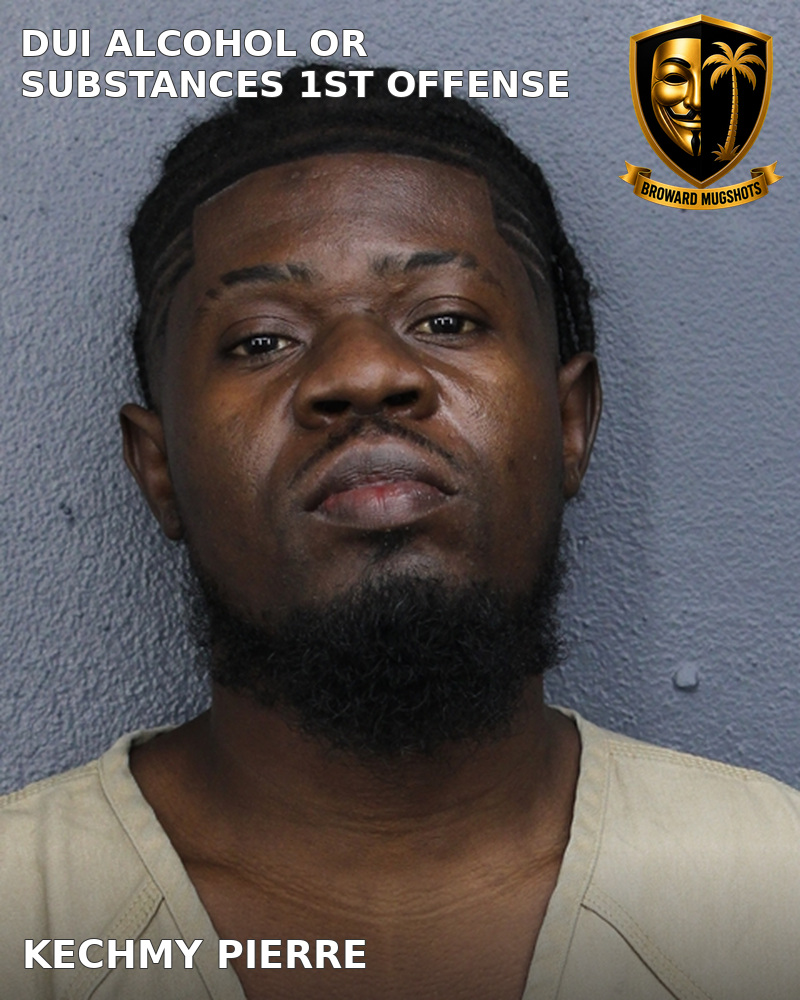 Kechmy Pierre — Broward County booking photo