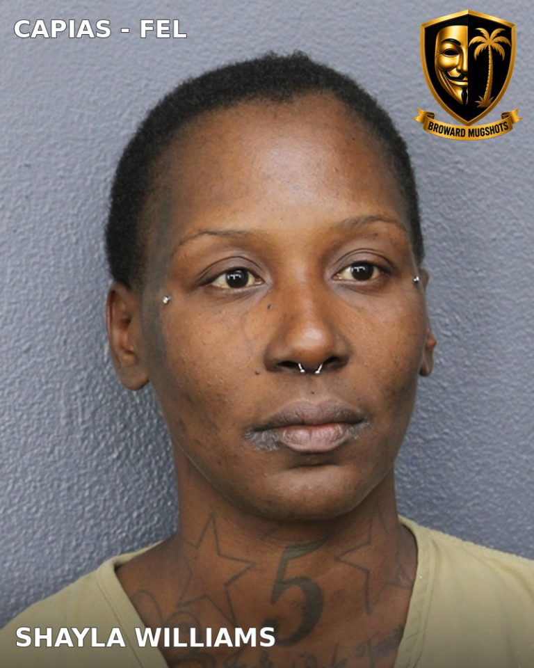 Shayla Williams previous Broward arrest